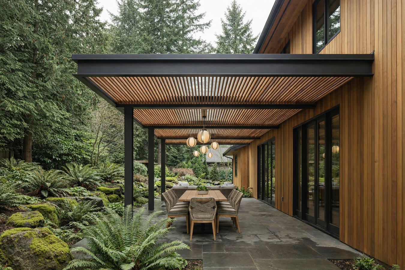 Patio cover installation